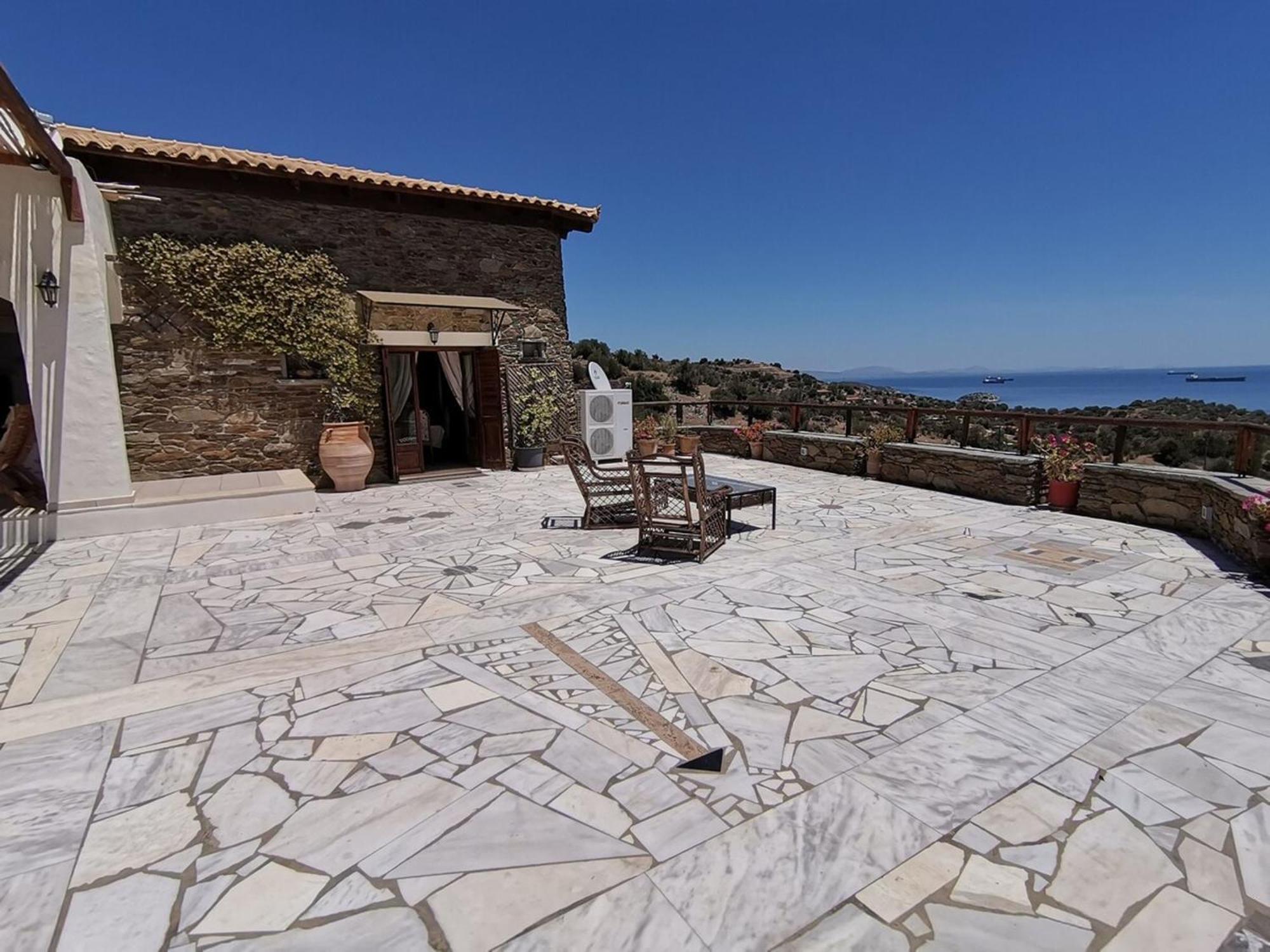 Saronic Citadel Seaside Villa ซาลามีส ภายนอก รูปภาพ