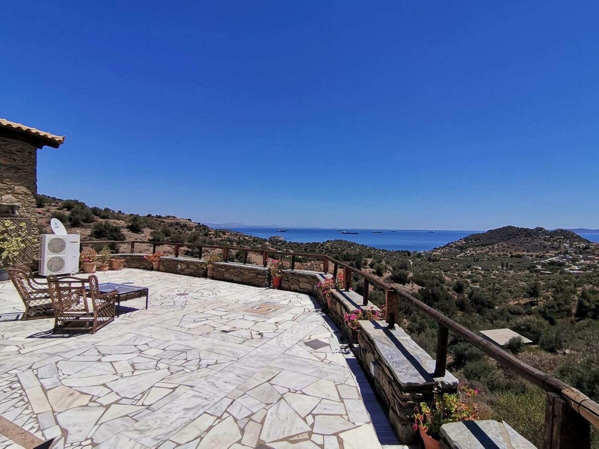 Saronic Citadel Seaside Villa ซาลามีส ภายนอก รูปภาพ