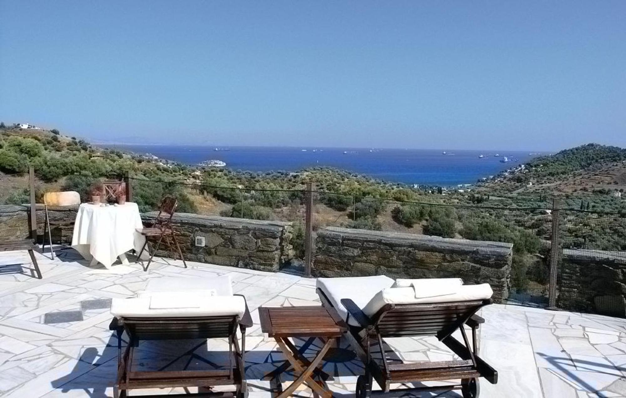 Saronic Citadel Seaside Villa ซาลามีส ภายนอก รูปภาพ
